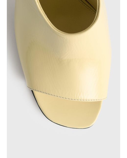 Totême Natural Contour Naplack Slingbacks