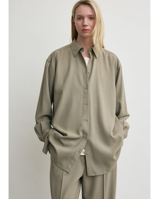 Totême  Natural Classic Tuxedo Shirt