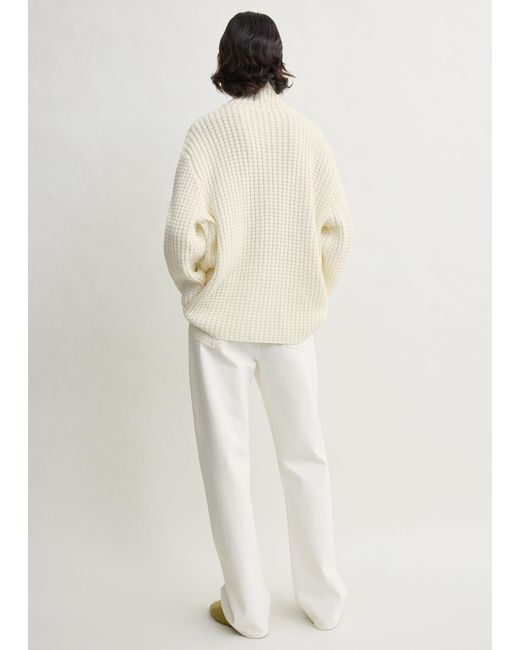 Totême Natural Whipstitch Knit