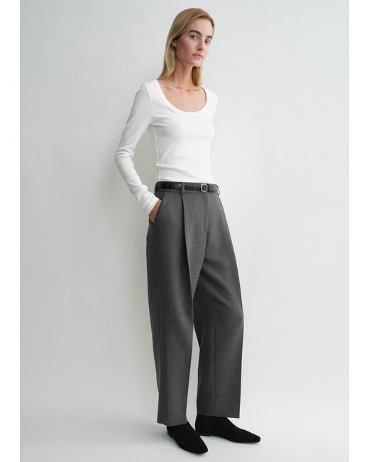Totême  White Classic Rib Top