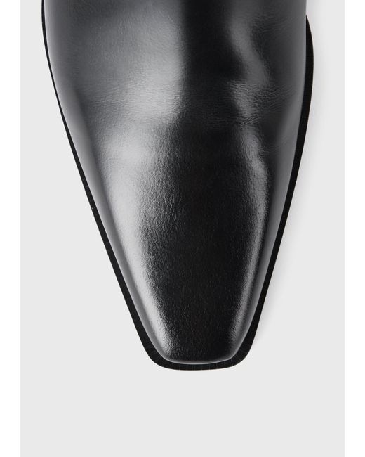 Totême White Leather City Boots