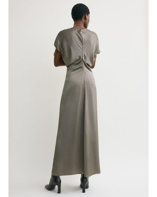 Totême White Slouch Waist Dress