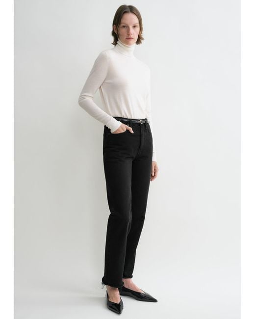 Totême White Classic Cut Denim
