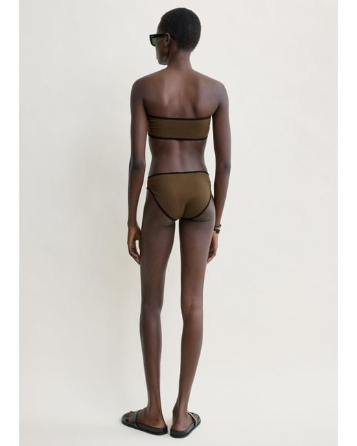 Totême Natural Stripe Edge Bikini Bottoms