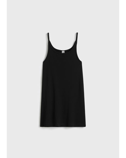 Totême  Black Fluid Slip Top