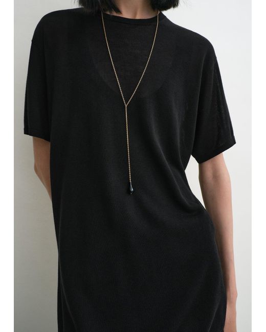 Totême Black Tee Knit