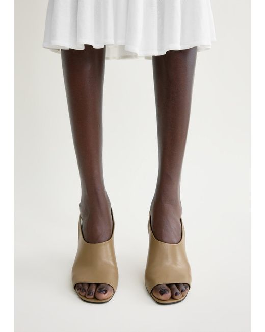 Totême  Natural Contour Nappa Slingbacks