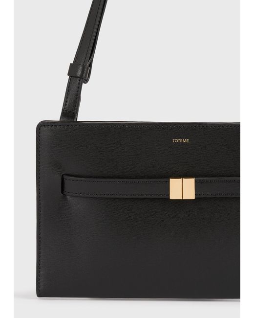 Totême White Belted Leather Crossbody