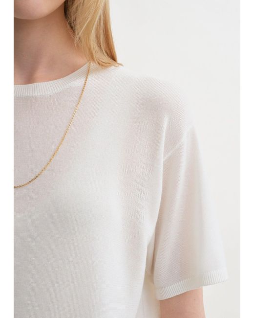 Totême White Tee Knit