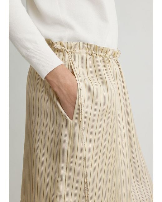 Totême Natural Striped Mini Skirt