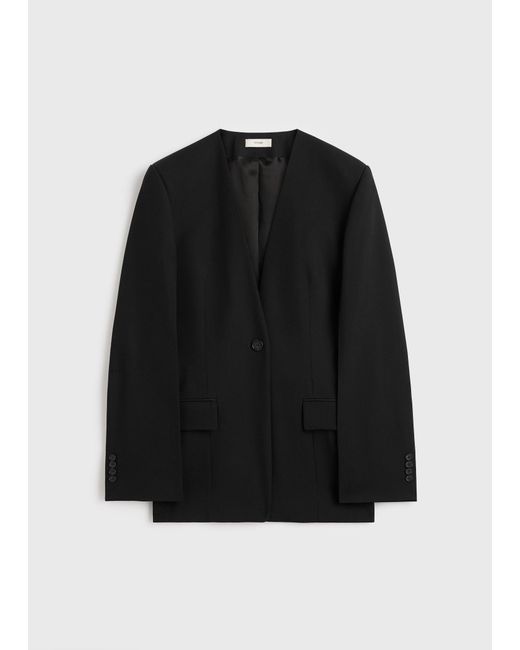 Totême Black Slouch Blazer