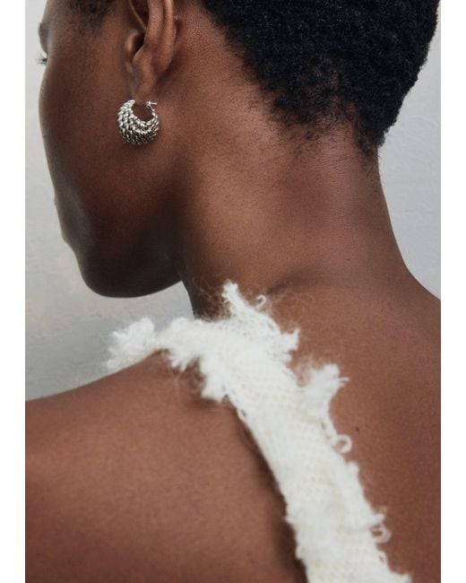 Totême White Rope Hoops
