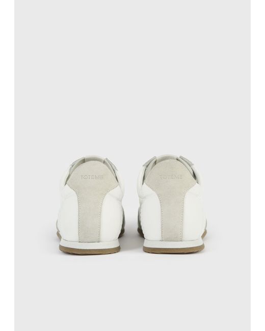 Totême  White Flex Sneakers Off-/Stone