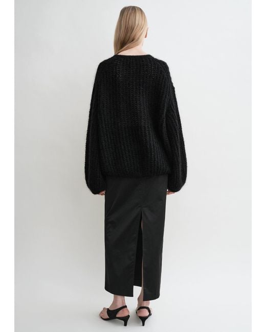 Totême Black Puffed Knit