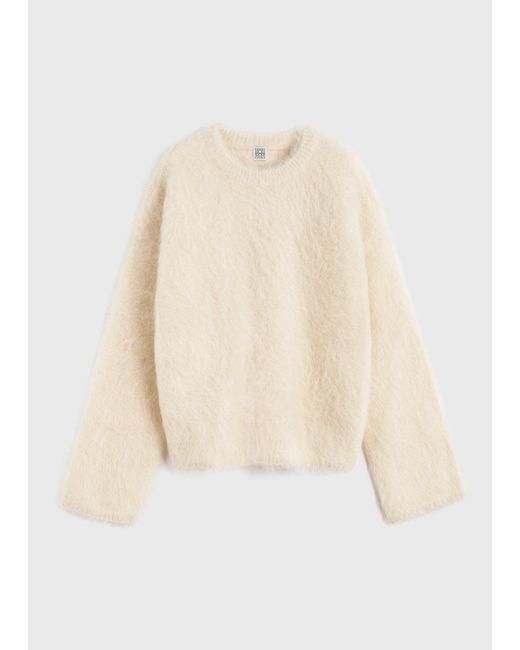 Totême Natural Boxy Alpaca Knit
