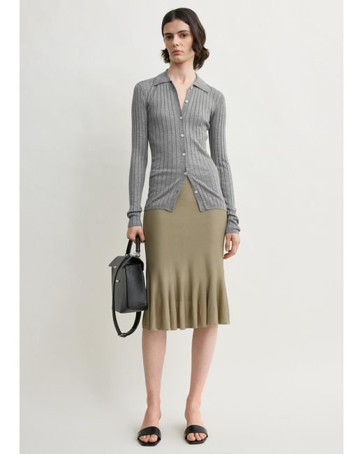 Totême Multicolor Slim Ribbed Shirt