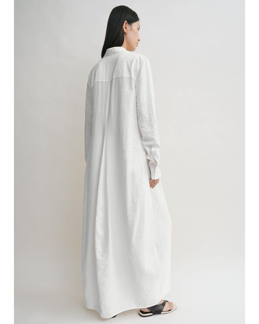 Totême White Parachute Shirtdress