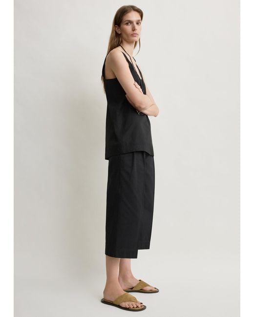Totême  Black Cropped Trousers
