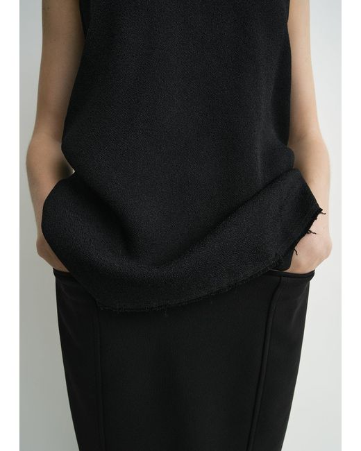 Totême  Black Sablé Tank