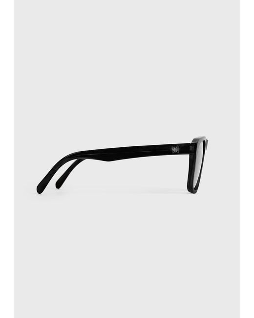 Totême Black Navigator Sunglasses