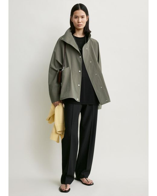 Totême Green Summer Parachute Jacket