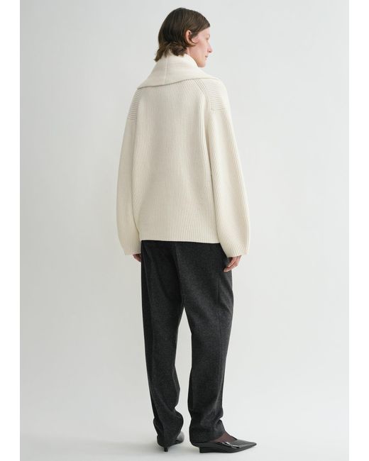 Totême Natural Shawl-Lapel Cardigan