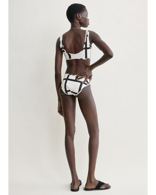 Totême Natural Monogram Bikini Bottoms