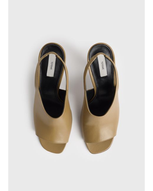 Totême  Natural Contour Nappa Slingbacks
