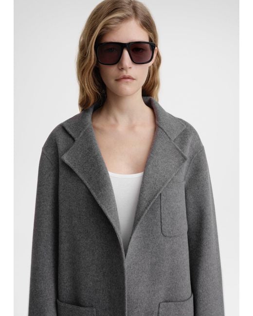 Totême  Gray Patch Pocket Doublé Jacket