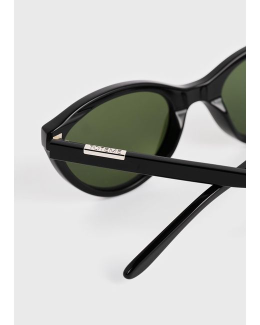 Totême Green Cateye Sunglasses