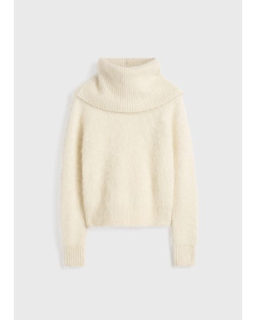 Totême Natural Funnel Alpaca-Blend Knit