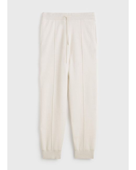 Totême Natural Pintucked Sweatpants