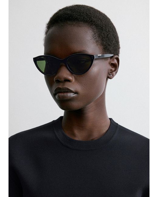 Totême  Green Cateye Sunglasses