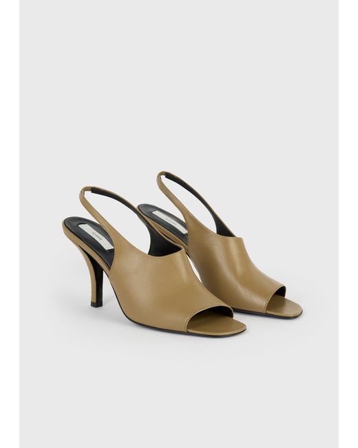 Totême  Natural Contour Nappa Slingbacks
