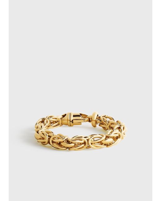 Totême  Metallic Byzantine Bracelet