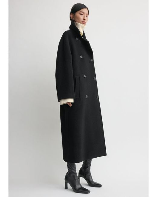 Totême Black Shield Coat