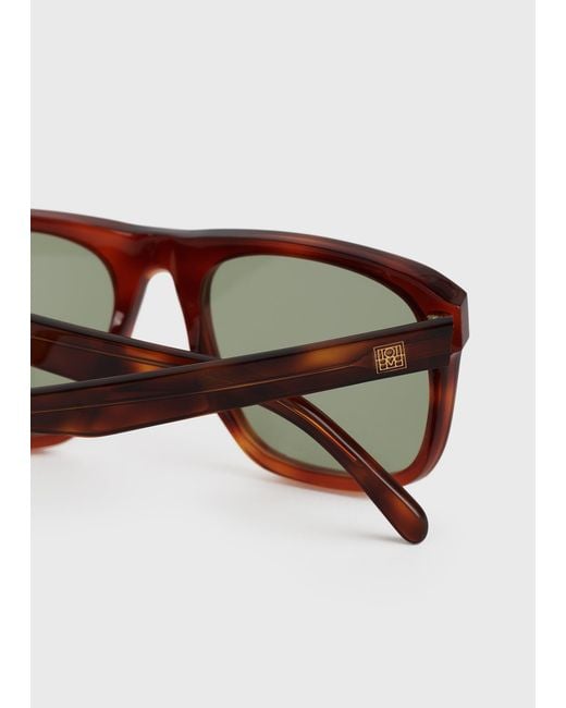 Totême Gray Navigator Sunglasses