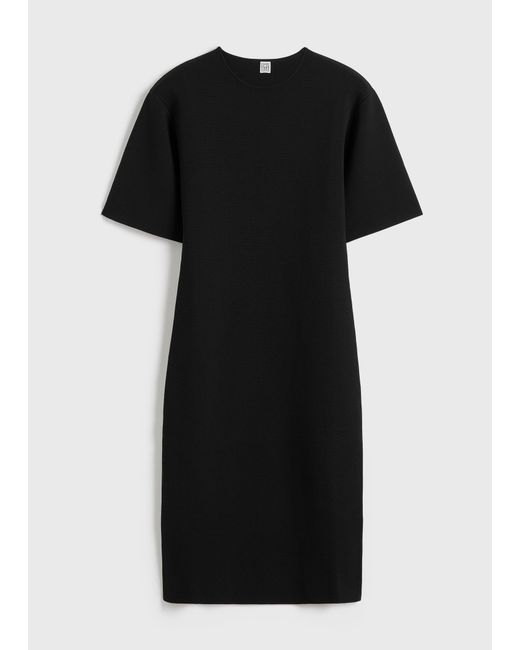 Totême Black Tee Knit Dress