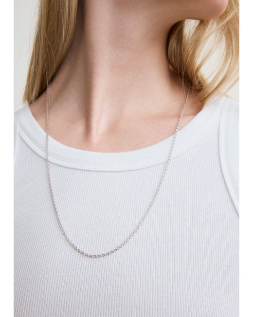 Totême White Curved Rib Tank