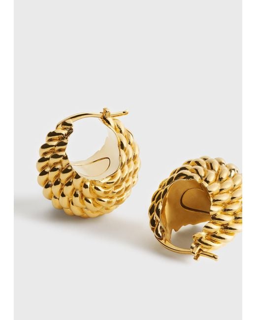 Totême  Metallic Rope Hoops