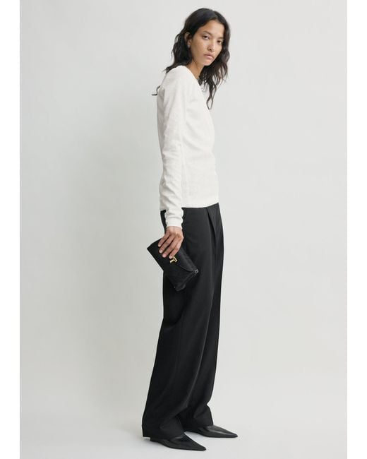 Totême White Sequin Top