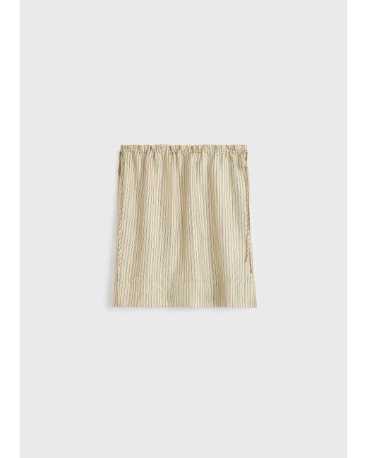 Totême Natural Striped Mini Skirt