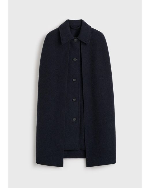 Totême  Blue Cape Coat