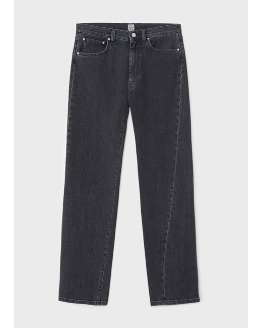 Totême  White Twisted Seam Denim