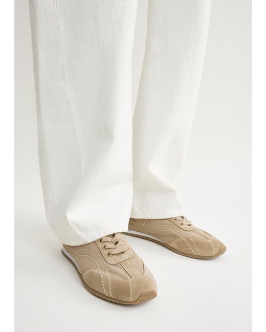 Totême  Natural Flex Sneakers Desert/Buttercup