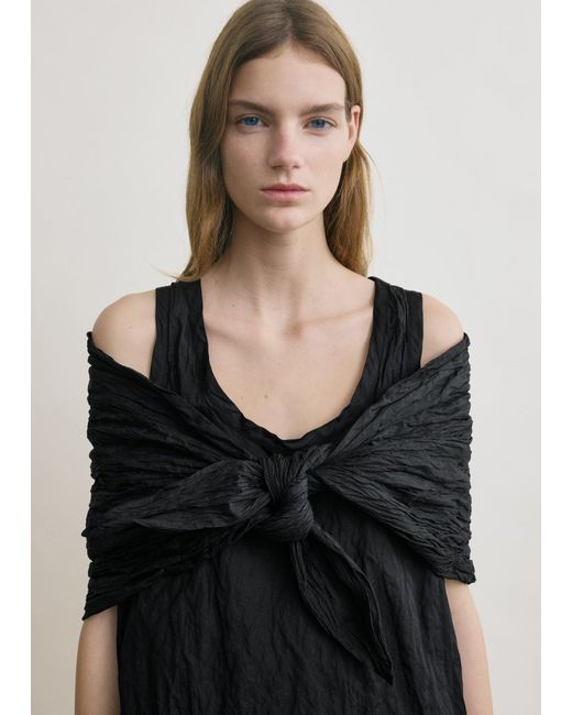Totême  Black Big Scarf