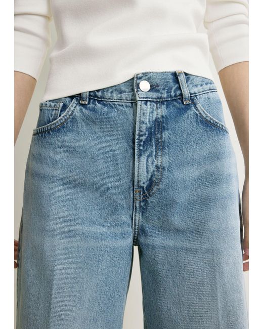 Totême  Blue Denim Board Shorts