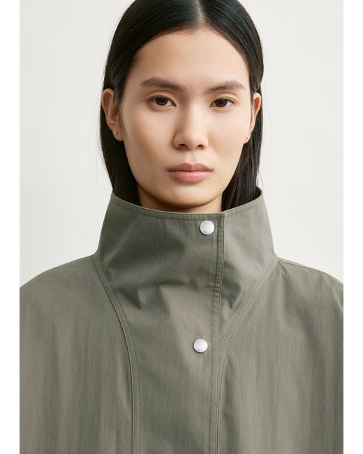 Totême Green Summer Parachute Jacket