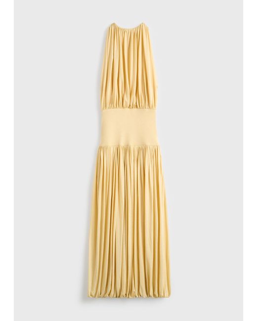 Totême Natural Soft Gathered Dress