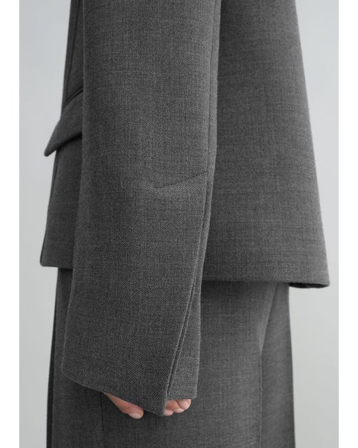 Totême Gray Pocket Top